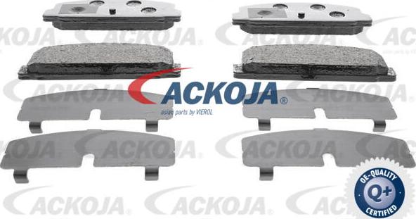 ACKOJA A32-0129 - Set placute frana,frana disc aaoparts.ro