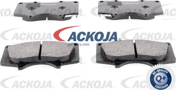ACKOJA A37-0104 - Set placute frana,frana disc aaoparts.ro