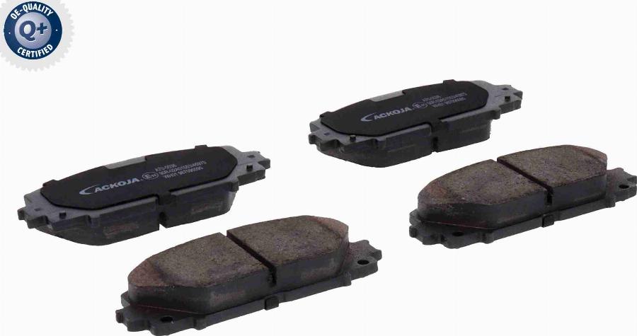 ACKOJA A70-0036 - Set placute frana,frana disc aaoparts.ro