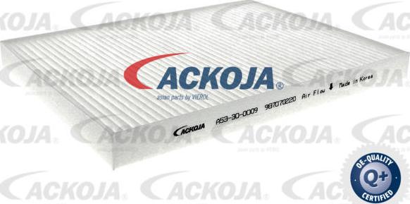 ACKOJA A53-30-0009 - Filtru, aer habitaclu aaoparts.ro