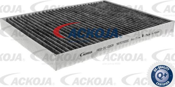 ACKOJA A53-31-0009 - Filtru, aer habitaclu aaoparts.ro