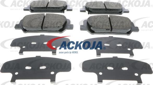 ACKOJA A52-0294 - Set placute frana,frana disc aaoparts.ro