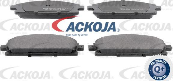 ACKOJA A38-0034 - Set placute frana,frana disc aaoparts.ro