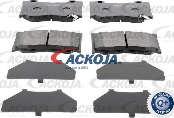 ACKOJA A38-0322 - Set placute frana,frana disc aaoparts.ro