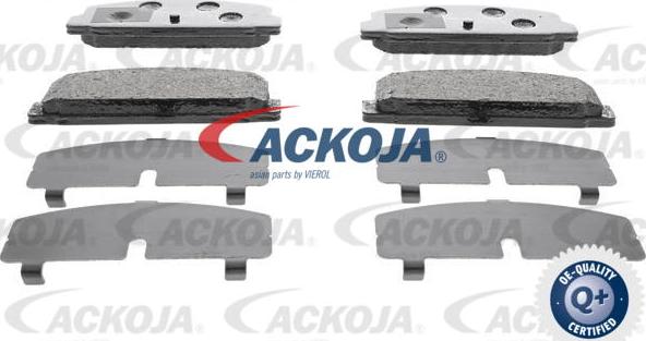 ACKOJA A32-0129 - Set placute frana,frana disc aaoparts.ro