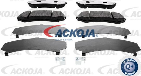 ACKOJA A37-0012 - Set placute frana,frana disc aaoparts.ro