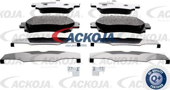 ACKOJA A37-0025 - Set placute frana,frana disc aaoparts.ro