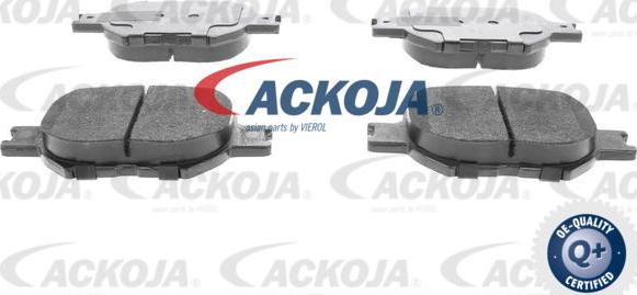 ACKOJA A70-0053 - Set placute frana,frana disc aaoparts.ro