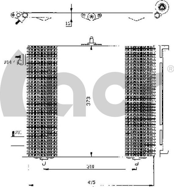 ACR 300433 - Condensator, climatizare aaoparts.ro
