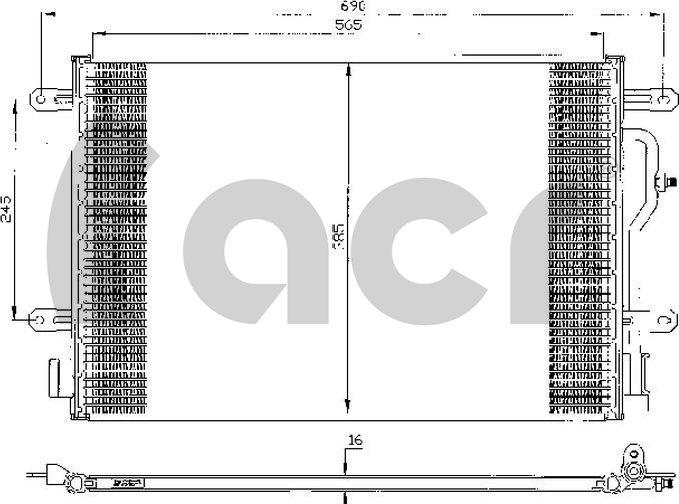 ACR 300432 - Condensator, climatizare aaoparts.ro