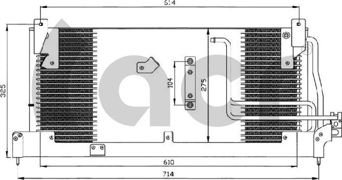 ACR 300569 - Condensator, climatizare aaoparts.ro