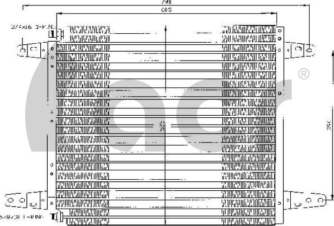 ACR 300350 - Condensator, climatizare aaoparts.ro