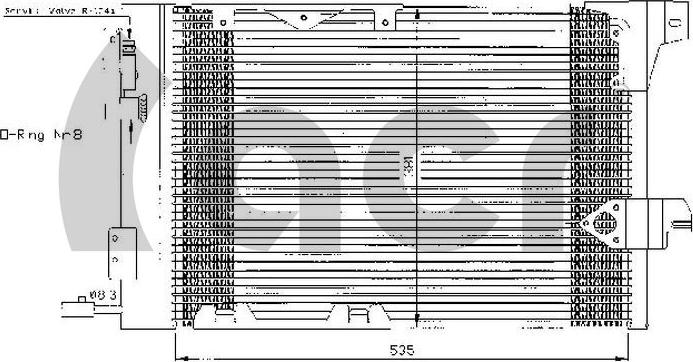 ACR 300333 - Condensator, climatizare aaoparts.ro