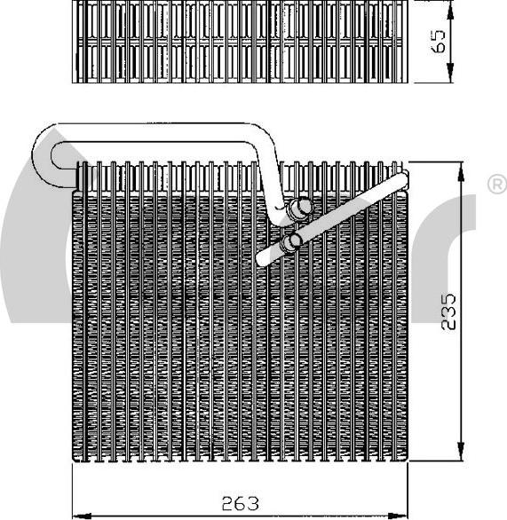 ACR 310158 - Evaporator,aer conditionat aaoparts.ro