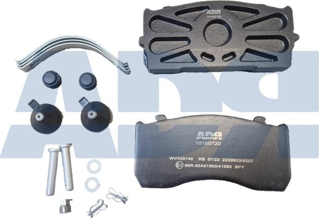 ADR 10180720 - Set placute frana,frana disc aaoparts.ro