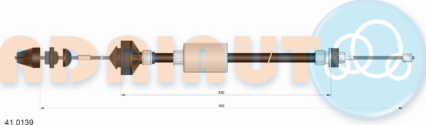 Adriauto 41.0139 - Cablu ambreiaj aaoparts.ro