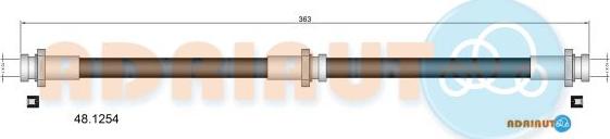 Adriauto 48.1254 - Furtun frana aaoparts.ro