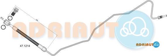 Adriauto 47.1214 - Furtun frana aaoparts.ro