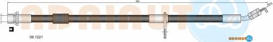Adriauto 08.1221 - Furtun frana aaoparts.ro