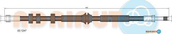 Adriauto 03.1247 - Furtun frana aaoparts.ro