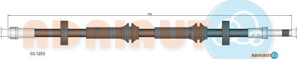 Adriauto 03.1253 - Furtun frana aaoparts.ro