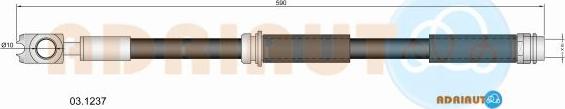 Adriauto 03.1237 - Furtun frana aaoparts.ro