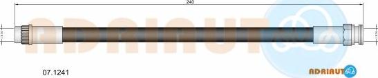 Adriauto 07.1241 - Furtun frana aaoparts.ro