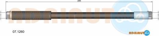 Adriauto 07.1260 - Furtun frana aaoparts.ro