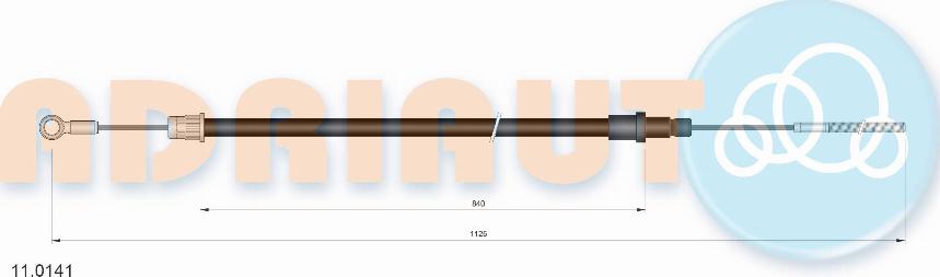Adriauto 11.0141 - Cablu ambreiaj aaoparts.ro