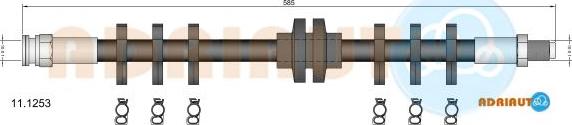 Adriauto 11.1253 - Furtun frana aaoparts.ro