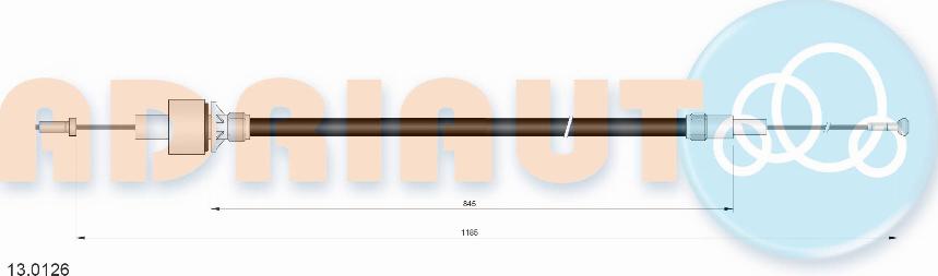 Adriauto 13.0126 - Cablu ambreiaj aaoparts.ro