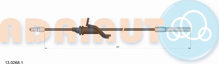 Adriauto 13.0268.1 - Cablu, frana de parcare aaoparts.ro