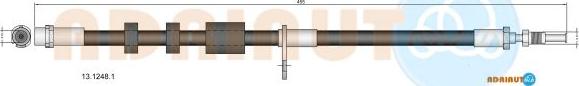 Adriauto 13.1248.1 - Furtun frana aaoparts.ro