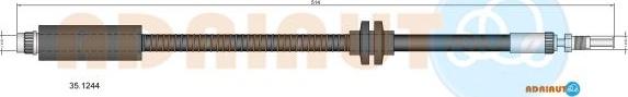 Adriauto 35.1244 - Furtun frana aaoparts.ro