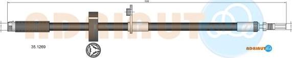 Adriauto 35.1269 - Furtun frana aaoparts.ro