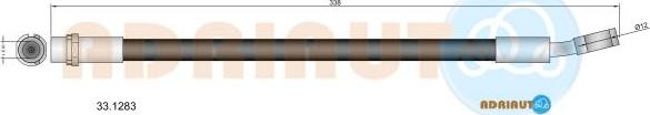 Adriauto 33.1283 - Furtun frana aaoparts.ro