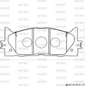 Advics SN947 - Set placute frana,frana disc aaoparts.ro