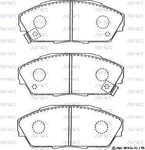 AISIN SS416-S - Set placute frana,frana disc aaoparts.ro