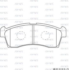 Advics SN935 - Set placute frana,frana disc aaoparts.ro