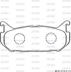 Advics SN656 - Set placute frana,frana disc aaoparts.ro