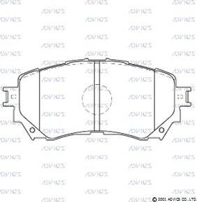 Advics SN188 - Set placute frana,frana disc aaoparts.ro