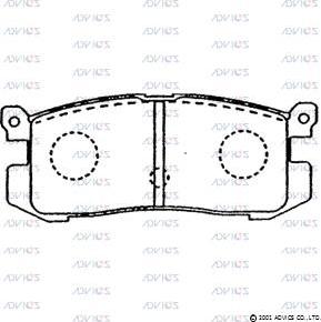 Advics SN785 - Set placute frana,frana disc aaoparts.ro