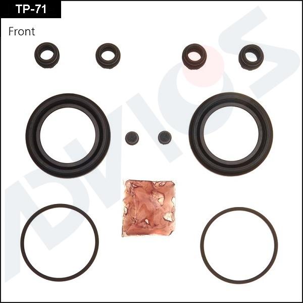 Advics TP71 - Set reparatie, etrier aaoparts.ro