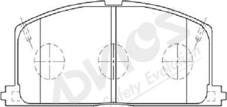 ADVICS-SEA A1N034Y - Set placute frana,frana disc aaoparts.ro