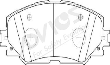 ADVICS-SEA A1N185Y - Set placute frana,frana disc aaoparts.ro