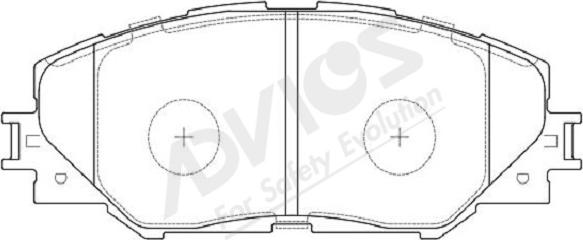 ADVICS-SEA A1N129Y - Set placute frana,frana disc aaoparts.ro