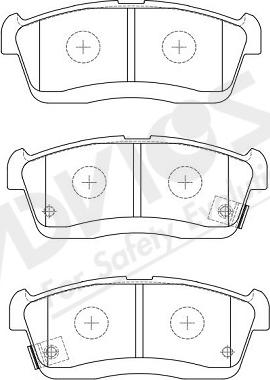 ADVICS-SEA A1N255Y - Set placute frana,frana disc aaoparts.ro