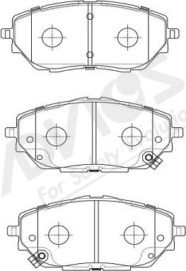 ADVICS-SEA A1N225Y - Set placute frana,frana disc aaoparts.ro