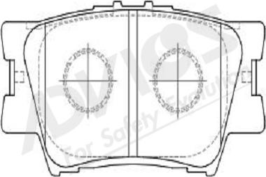 ADVICS-SEA A2N130Y - Set placute frana,frana disc aaoparts.ro