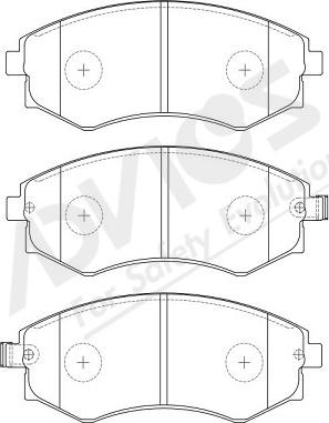 ADVICS-SEA B1N021Y - Set placute frana,frana disc aaoparts.ro